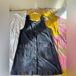 American eagle black denim dress